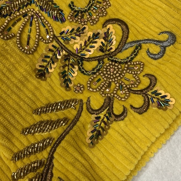 Free people Bali Rhapsody Embellished Corduroy Shorts NWOT size 2 - Picture 6 of 8